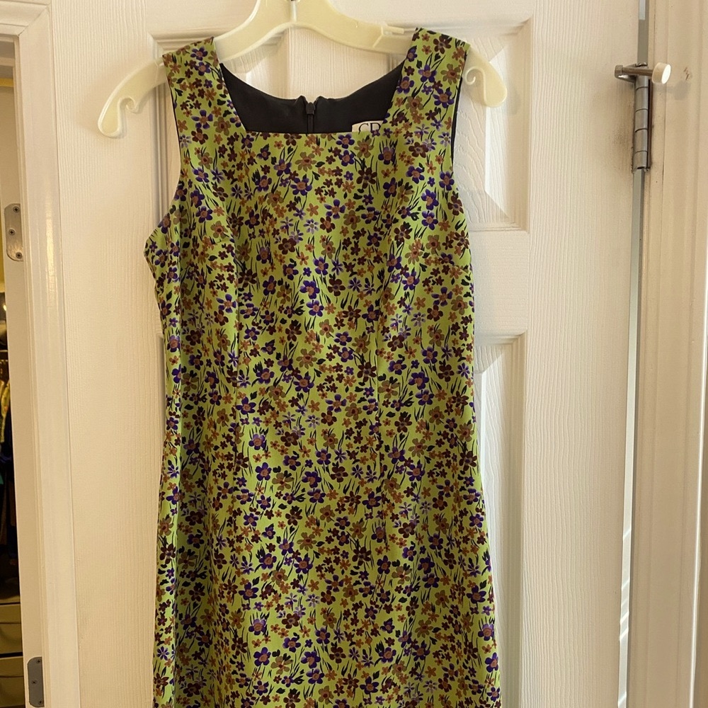 So adorable sleeveless above the knee dress, size 2.